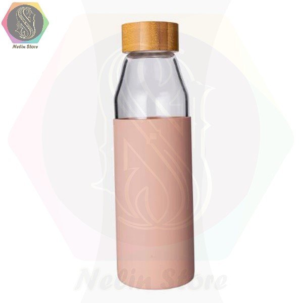 بطری-شیشه-ای-پیرکس(بوروسیلیکات)-کرمی-G22